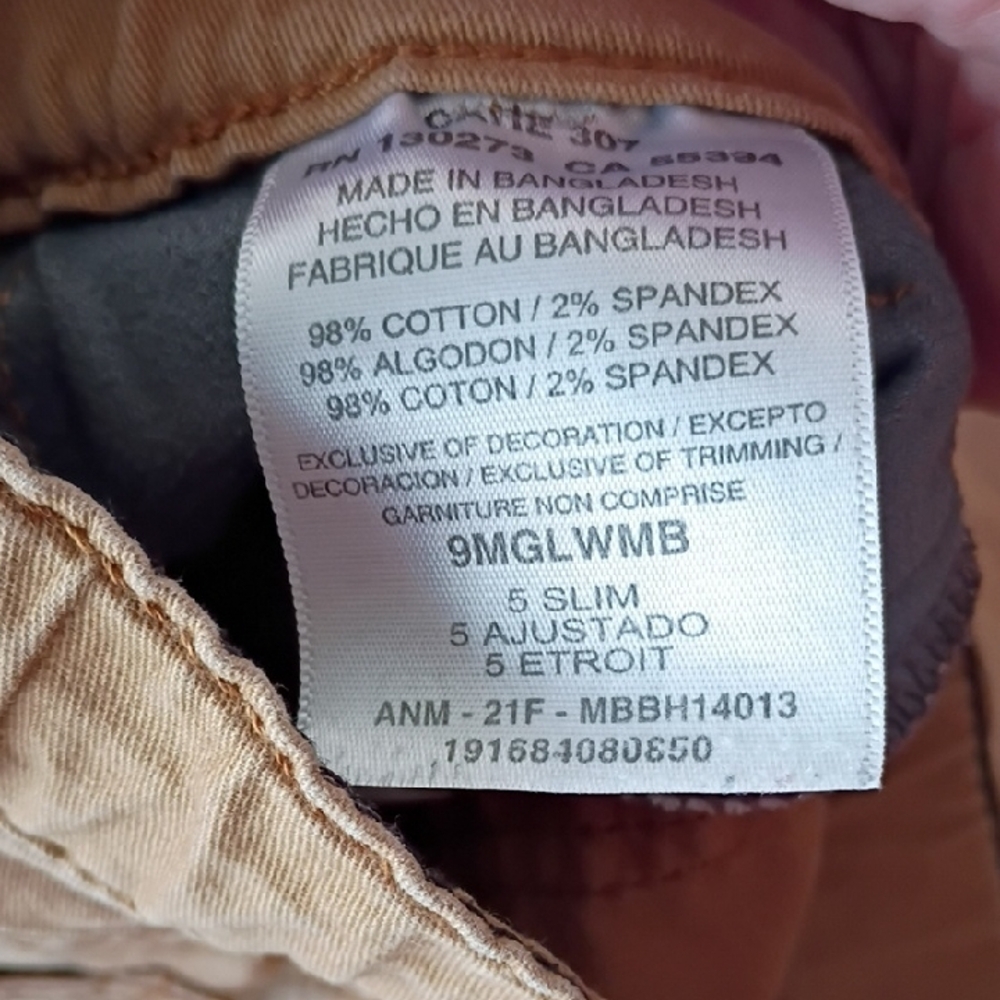 Cat & Jack Tan Casual Relaxed Fit Bottoms - Picture 2 of 4